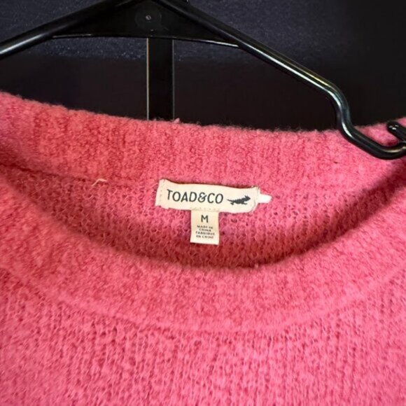 Toad & Co Pink Wool Sweater - Picture 3 of 5